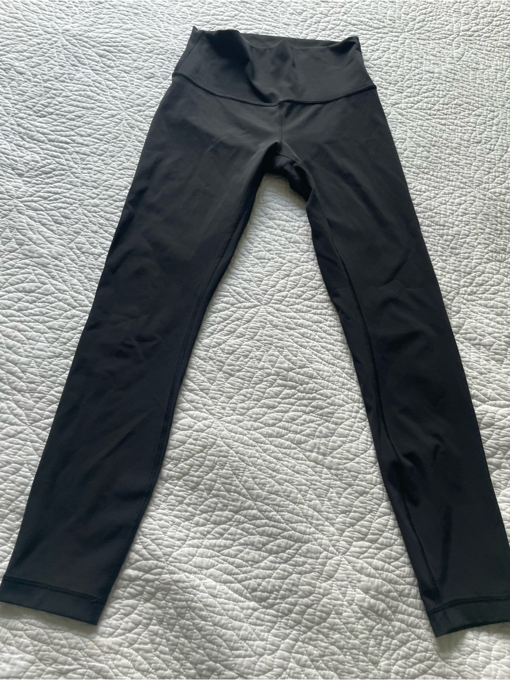 Lululemon Black Leggings 12” across waist